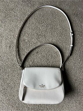 kate spade cream Leather Crossbody Bag